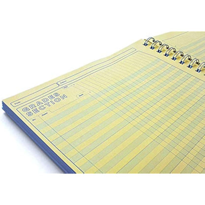 Silvine A4 Teacher's Academic Planner with Durable Hardback Covers and 204 x6 Period Planner Pages, Blue