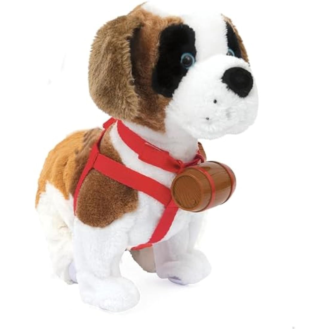 Giochi Preziosi Emotion Pets MTM2300 Samby Soft Toy St Bernard Soft Toy for Children From 3 Years Old, MTM2300