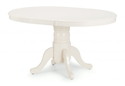 Julian Bowen Stanmore Extending Dining Table, Ivory - H75xW138xD100cm