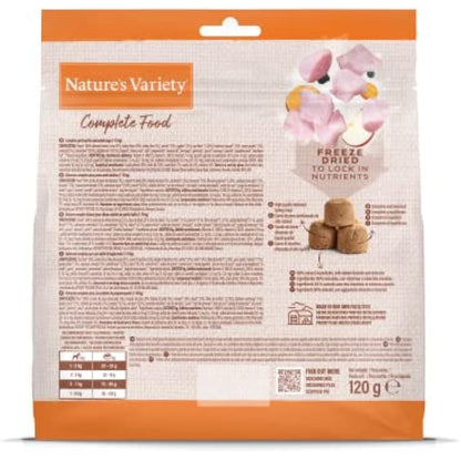Nature's Variety Complete Freezed Dried Food Turkey for Dogs Mini and Small - Case 7 x 120 g