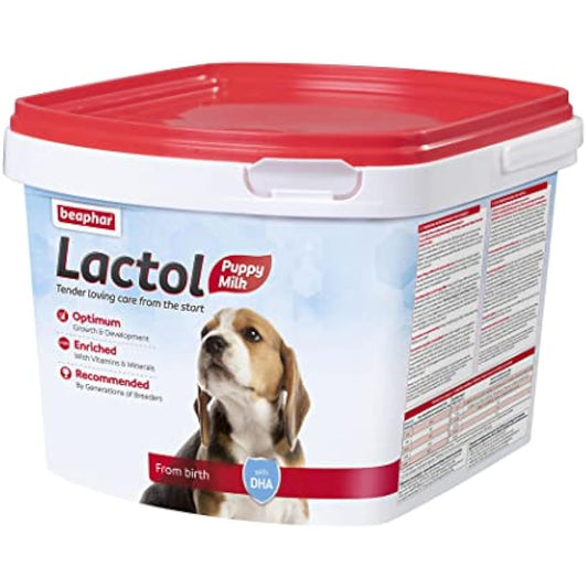 Beaphar | Lactol Puppy Milk Replacer | Complete Nutritious Feed for Newborn, Weaning & Hand Rearing Puppies | Includes DHA | Enriched with Vitamins & Minerals | 2kg