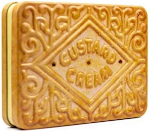 Giant Custard Cream Biscuits Gift Set - Novelty Biscuit Tin, Family Treat Box with Luxury Selection for Sharing - British Gifts, Thank You Teacher Biscuits Gift Ideas for Birthday Hamper Tins 450g