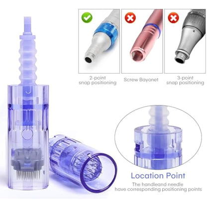 20 Pieces 36 pin Needle Cartridge for Dr.pen A6, Mysweety Microneedles for Electric Derma Microneedle Stamp Pen