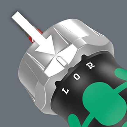 Wera 05008884001 Kraftform Kompakt Stubby Magazine RA 2, Stubby Ratchet Screwdriver with Bit Magazine, 6 Pieces
