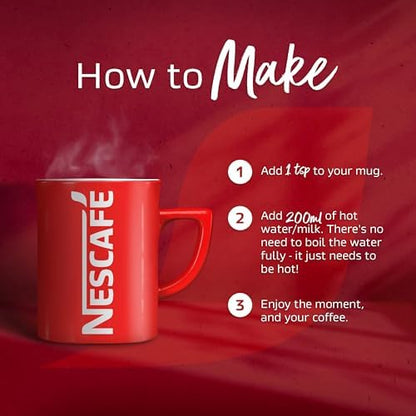 NESCAFÉ Original Instant Coffee 100g, Rich Aroma, Full and Bold Flavour (Pack of 12)