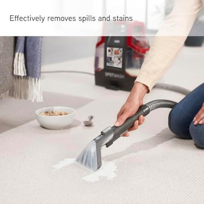 VAX SpotWash Spot Cleaner Ideal for Stains, Spills & Pet Messes, Suitible for Car, Sofa, Upholstery, Carpet, Stairs. Compact, Powerful & Handheld cleaning machine Includes 1L Vax Solution, CDCW-CSXS