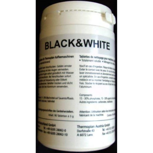 Thermoplan Cleaning Tablets Black and White coffee machines | Box of 90 | Black&White CT, CTM, CT2MF5, easyline, barbeanie, ONE, Tiger, Tiger cool