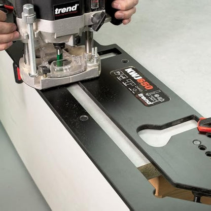 Trend Kitchen Worktop Routing Jig with Peninsular Cut, For Worktops Up to 650mm, KWJ650