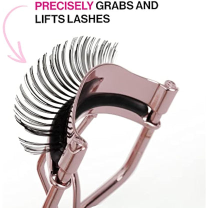 Wet n Wild High On Lash, Eyelash Curler for Long Lasting Lifted Lashes, Bouncy and Soft Silicone Pad for a Safe No-Pinching, No-Pulling Experience, Travel-friendly