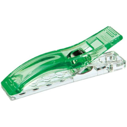Clover 24-Piece Jumbo Wonder Clips, CL3157, Green