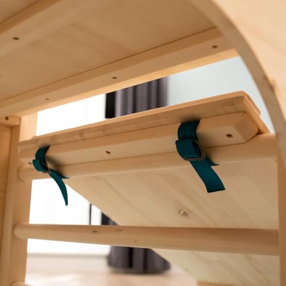 TP Toys, Active Tots, Pikler Style Wooden Indoor Baby and Toddler Ladder, Slide or Bridge, for use with TP Triangle or Climbing Cube, Interative Play, 12 Months+,Wood