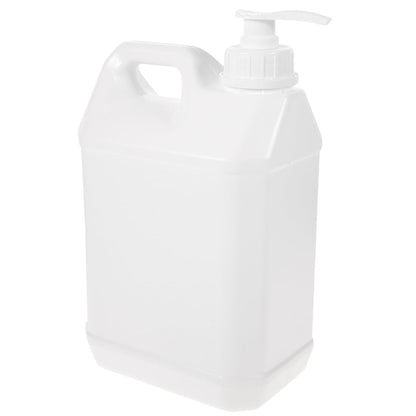 EXCEART 5L Pump Bottle Refillable Dispensing Container with Wide Opening and Anti-Leak Seal for Lotion Soap Sterilization Liquid Storage Easy Press