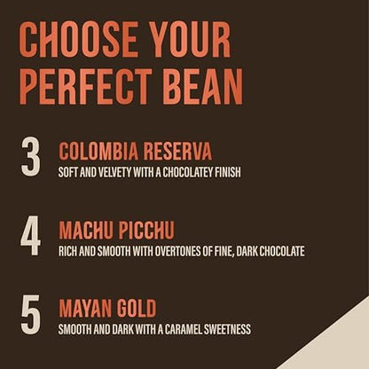 Cafedirect Mayan Gold Organic Ground Coffee – Smooth Dark Roast with Caramel Sweetness, Fairtrade Arabica from Mexico 200g (Pack of 6 - 1.2kg total)