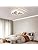 Creative Cloud Shape Ceiling Lamp with Remote Control Dimmable, Acrylic Ceiling Light Flush Mount for Living Room Bedroom Hallway and Children's Room,52cm(20.5 in) 42W,White