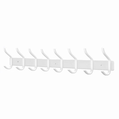 MEIJO Coat Hooks Wall Mounted, Coat Rack Wall Mounted Stainless Steel with 8 Hooks Heavy Duty Coat Hooks for Door, Bedroom, Bathroom, Kitchen