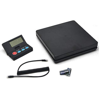 Weighing Platform Parcels Scale Digital Electric Heavy Duty Large Capacity Postal Industrial Commercial Shop Kitchen Letter Luggage Scales 50KG 110lb