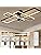EIDISUNY LED Ceiling Light Dimmable Rectangle 94W Black Ceiling Light with Remote Control for LivingRoom Bedroom LED Modern Ceiling Lighting Kitchen Diningroom Office Hallway Country House - 94W Black