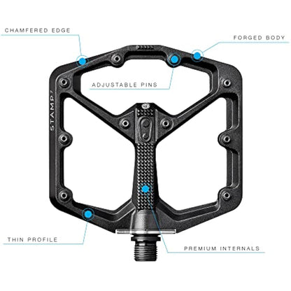 Crankbrothers Stamp MTB Pedal, Black, Metal, Adult, Mountain Bike