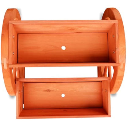 Habau Flower Box with Wagon Wheels