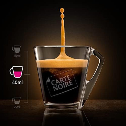 Carte Noire, Espresso Intense, Nespresso Compatible Aluminium Capsules, 1 Pack of 60 Coffee Pods, 100% Arabica, Dried Fruit and Chocolate Notes, Intensity 9/10, Rich and Lasting Taste