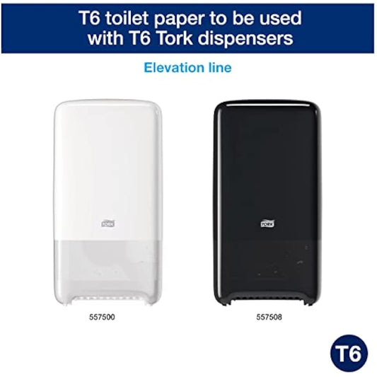 Tork D8225 Advanced Compact Auto Shift Toilet Paper Roll, 100m, White, Pack of 27