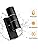 Unikcst Dusk Till Dawn Outdoor Wall Lights Mains Powered IP44 Up and Down Outside Lights with Sensor Black 240V -Incl. 2X 5W LED GU10 Bulbs Cool White