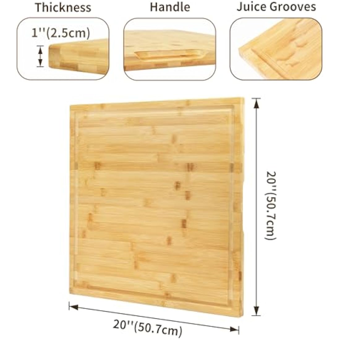 Utoplike Extra Large Bamboo Chopping Board