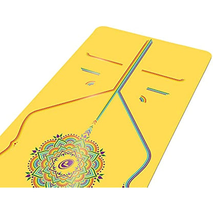 Liforme Travel Yoga mat – Patented Alignment System, Warrior-like Grip, Non-slip, Eco-friendly and Biodegradable, Ultra-lightweight, Sweat resistant, Long, Wide and Thick