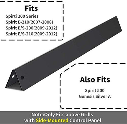 LOKHING 7534 7535 54.6 CM Flavorizer Bars for Weber Spirit 200 Series E210, Genesis Silver A, Spirit 500 Gas Grills, Replaces Weber 7534 7535 65902,