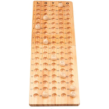 Engelhart - Metal Bingo Lattocage 10" whith 90 wooden balls and controll board
