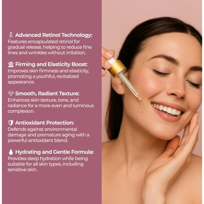 Sesderma Retiage Liposomal Serum – Anti-aging serum with 3 retinoids – Wrinkles, firmness, and hydration – 30 ml