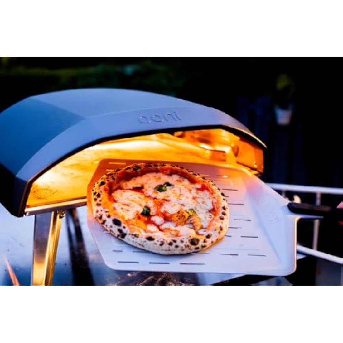 Ooni 12” Perforated Pizza Peel, Pizza Paddle, Pizza Oven Accessories, Pizza Peel for Award Winning Pizza Oven