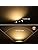 Wondlumi 6X 5W Recessed Ceiling Lights, 5W Ultra Slim LED Spot Lights for Ceiling, Brushed Chrome LED Spotlights Warm White 240V, Cutout Ø65-80mm