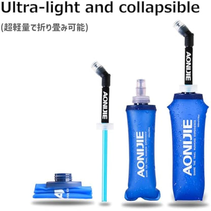 Azarxis TPU Soft Flask Collapsible Water Bottle