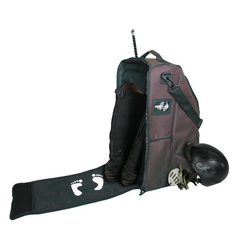 Driver13 ? Deluxe Boot Bag for Riding Boots Brown