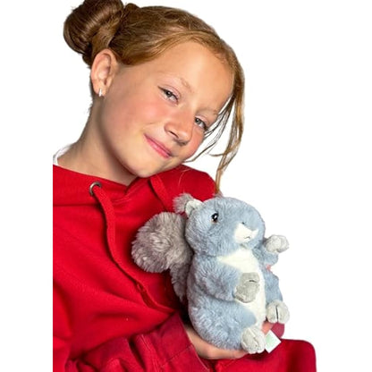 Deluxe Paws Plush Cuddly Soft Eco Toys 100% Recycled (Squirrel)