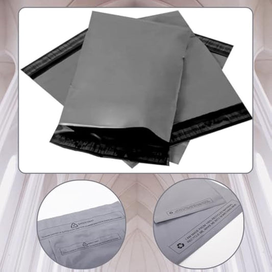 DVIVA 50pcs Postage Bags for Clothes |10"x14" Waterproof and Tear-Proof Mailing Bags | Large Parcel Bags for Delivery, Shipping & Packages