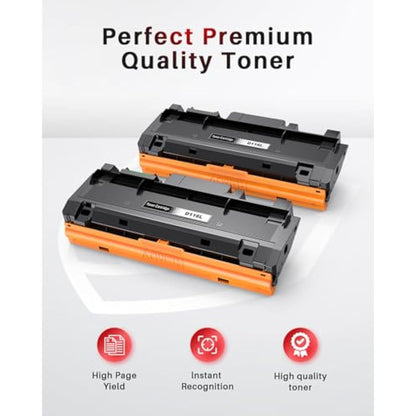 Halloya MLT D116L D116S Compatible Toner Replacement for Samsung MLT D116L D116S to use with Xpress SL-M2835DW M2825ND M2825DW M2885FW M2675 M2675FN M2875FD M2625 M2626 M2676 M2825 (2BK)