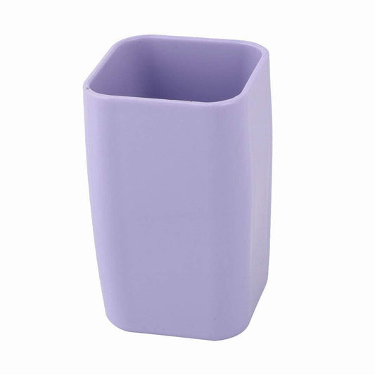 Sourcingmap Plastic Bathroom Toothbrush Toothpaste Holder Tooth Cleaning Mug Cup 300ml Purple