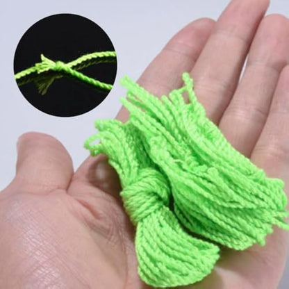 YoYo Factory Yo-Yo String Pack (10 pcs) – Durable Yo Yo Strings for Trick Yoyo & Professional YoYo – Kid-Friendly Replacement Strings for Yoyos - Green