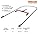 Dolezych Lashing Chain with Clevis Hooks and Ratchet Load Binder (With Shortening Hooks), 4000 Dan Direct Lashing Capacity, 3.00 m Length