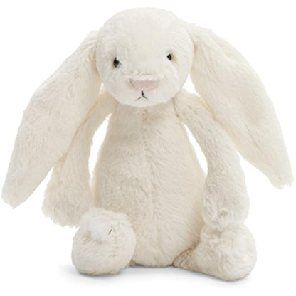Jellycat Bashful Cream Bunny Stuffed Animal, Small, 7 inches