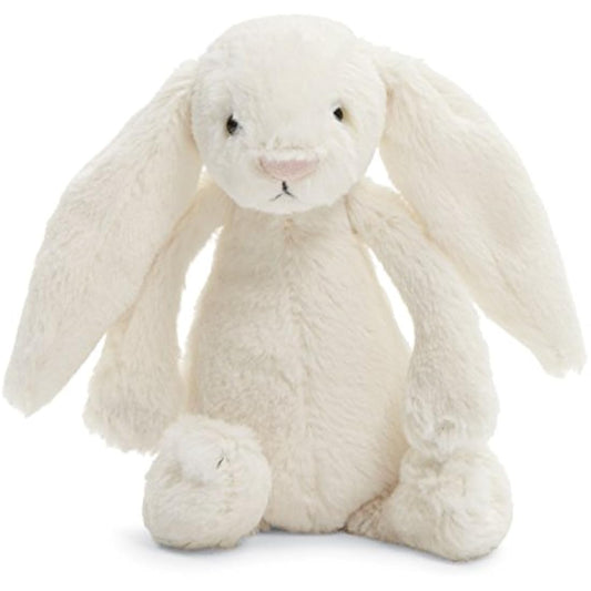 Jellycat Bashful Cream Bunny Stuffed Animal, Small, 7 inches