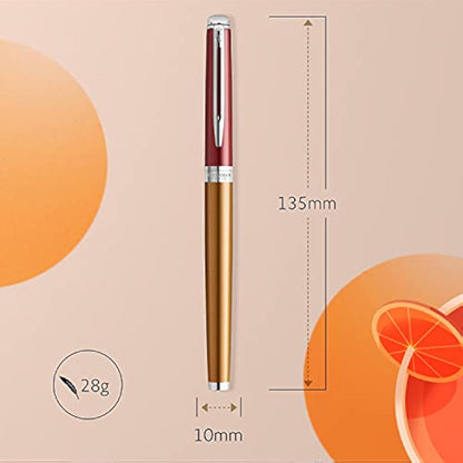 Waterman Rollerball Pen | Hemisphere French Riviera Collection | Promenade Vermillon | Fine Point | Gift Box