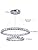 Finktonglan Modern Crystal Chandelier LED 19.7 x 11.8 inches Ceiling Pendant Light 2 Rings Adjustable Stainless Steel Lighting Fixtures Dining Room Living Room (Cool White)