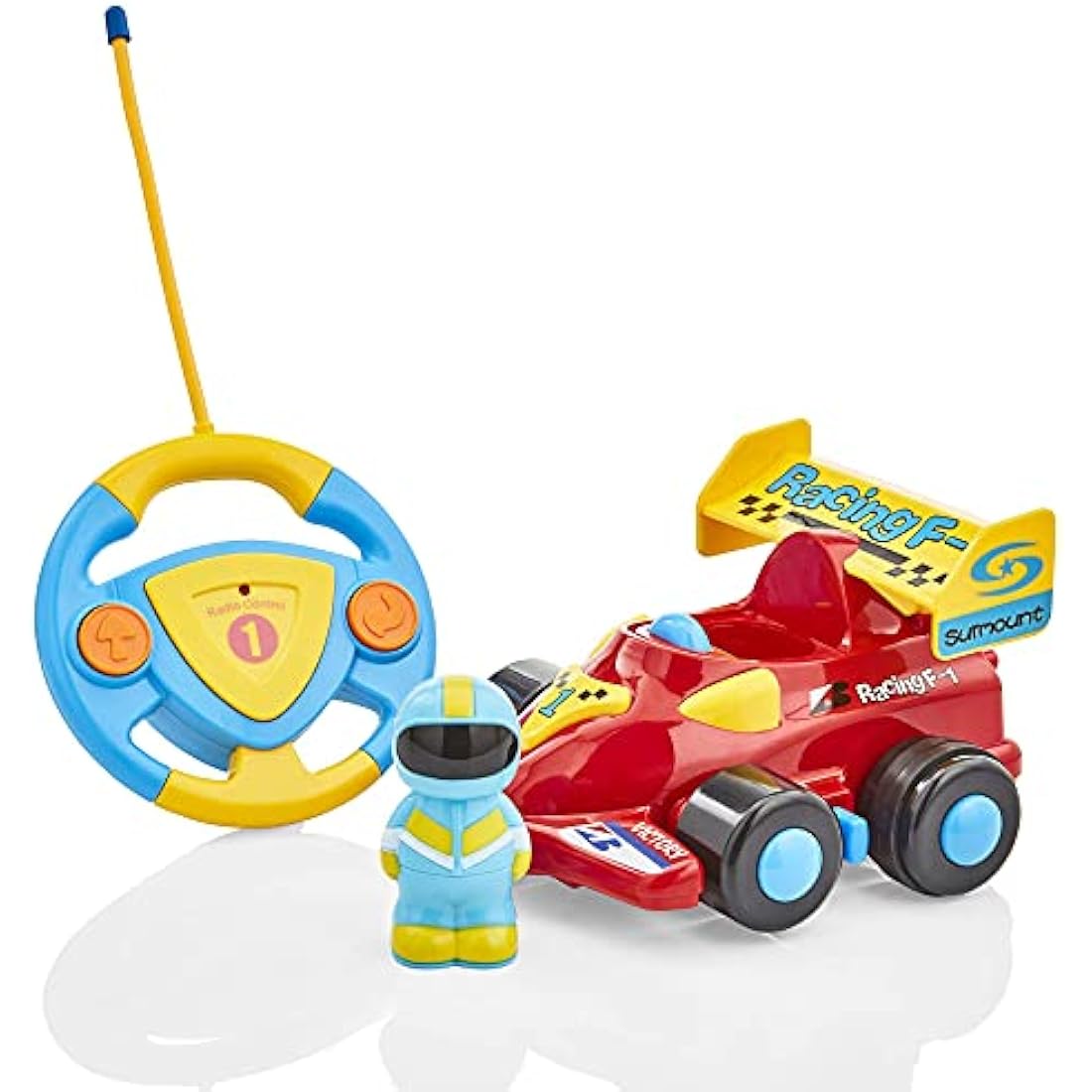 Tippi My First F1 Remote Control Car For 1, 2, 3 Year Olds - Car Toy for Toddler Boys or Girls - For Kids Age 1-3, Suitable for Children Age 18 Months +