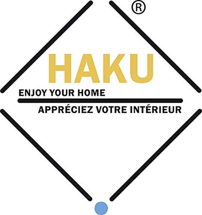 HAKU Side table, Chrome Metal, Coffee Table, Safety Glass 8 mm – Dimensions: W 45 x H 50 x D 35 cm Style: Modern