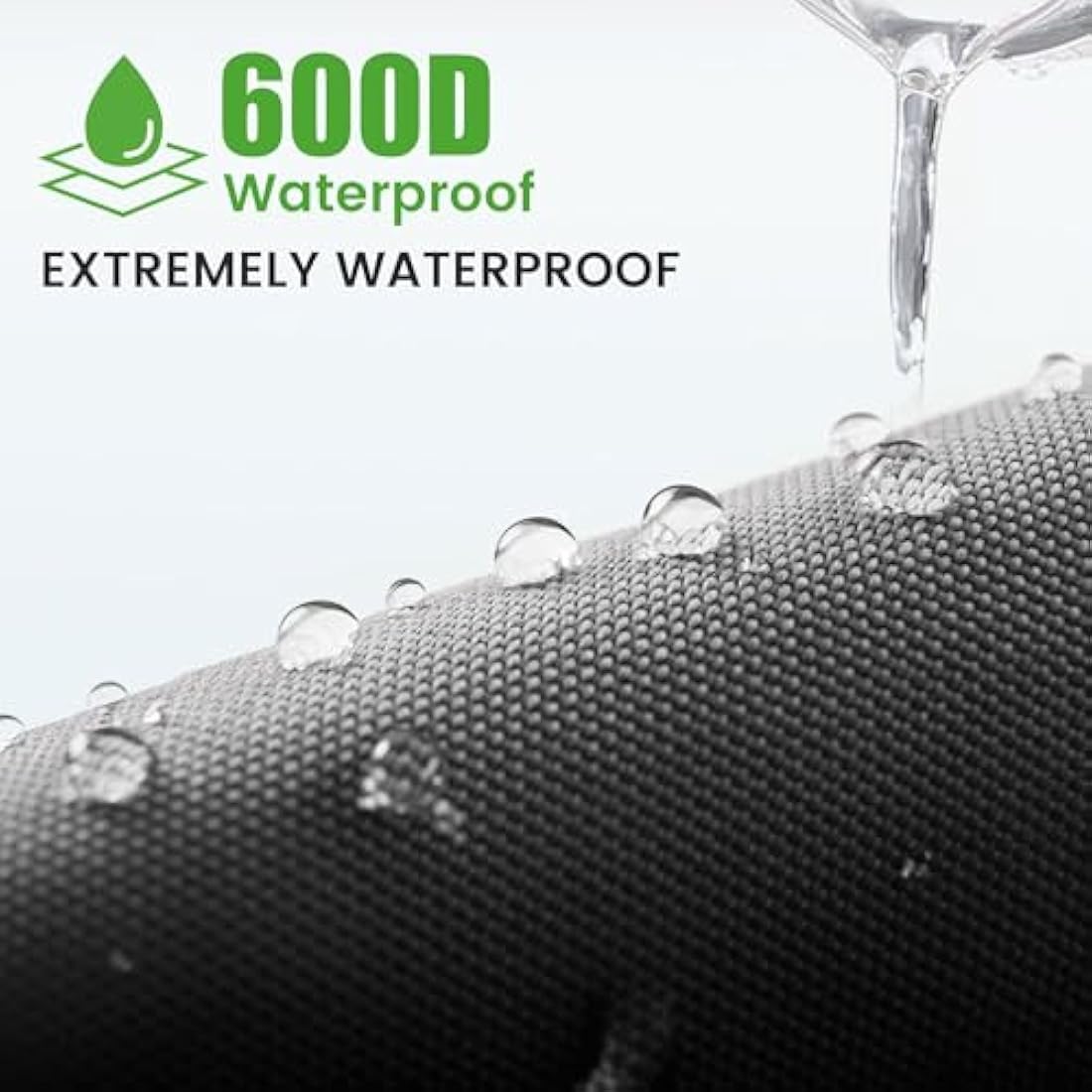 10L0L Golf Cart Enclosure for 2 Seater Club Car DS Precedent Onward and Tempo, 600D Waterproof and Windproof Golf Buggy Cover with Side Mirrors Opening Zipper 4 Side Clear Windows and Taillight Zone