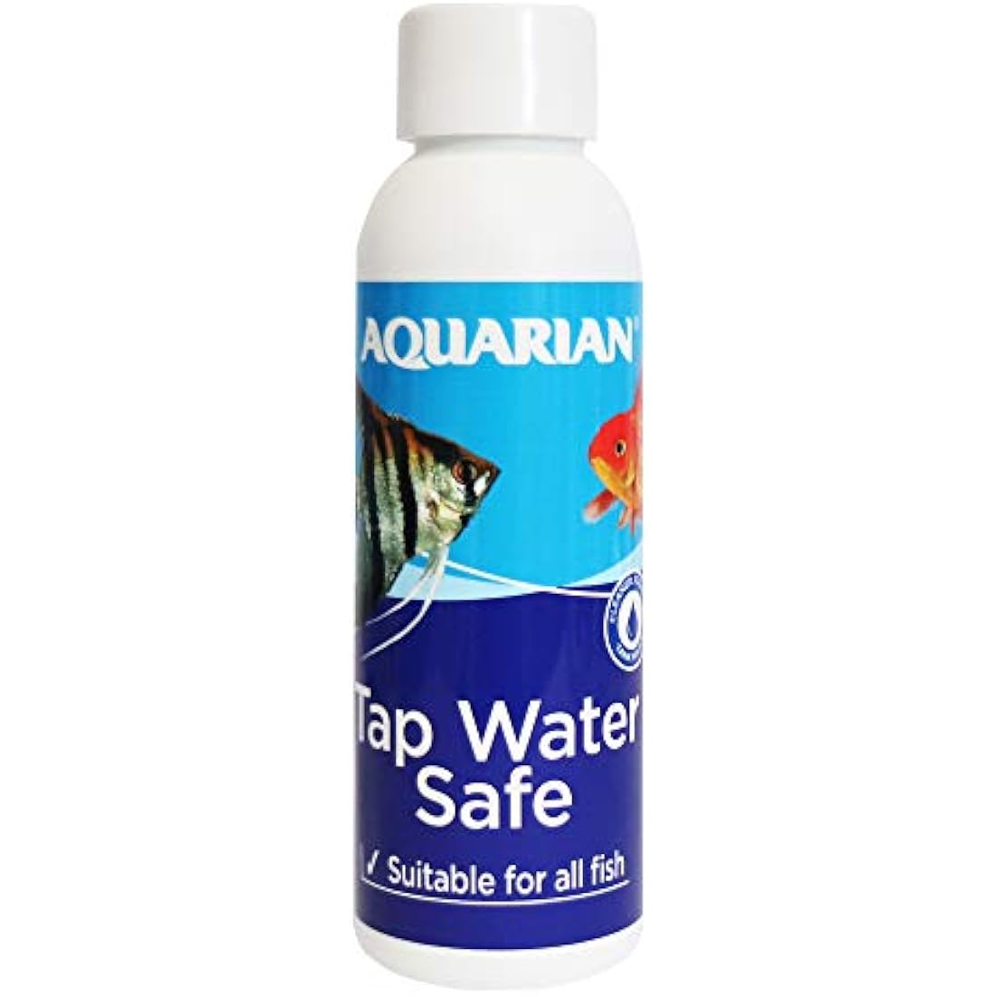 AQUARIAN TAP WATER SAFE, Aquarium Water Conditioner, 118 ml Bottle,White