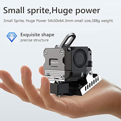 Creality Official Sprite Extruder Pro Direct Drive Extruder Kit All Metal 300℃ High Temperature, Extrusion Force Up to 80N, for Ender 3/Ender 3 Pro/Ender 3 Max,/Ender 3 V2,Support Flexible Filament